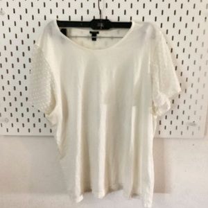 White j crew top